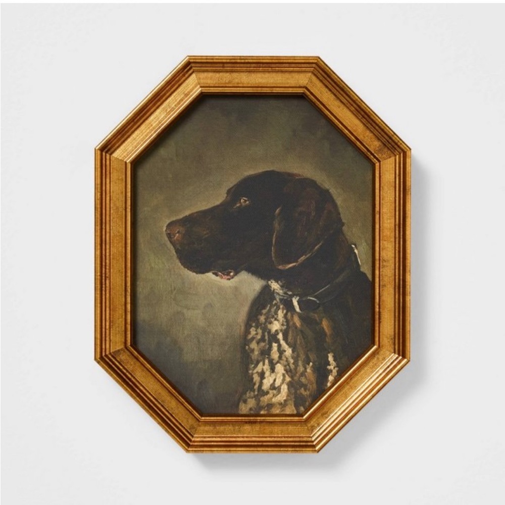 Threshold Studio McGee Pointer Dog Portrait